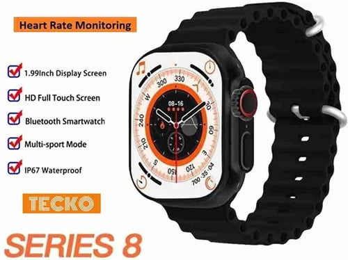 T500 Bluetooth Smart Watch Heart Rate Monitor Sports Fitness Tracking For Men And Women