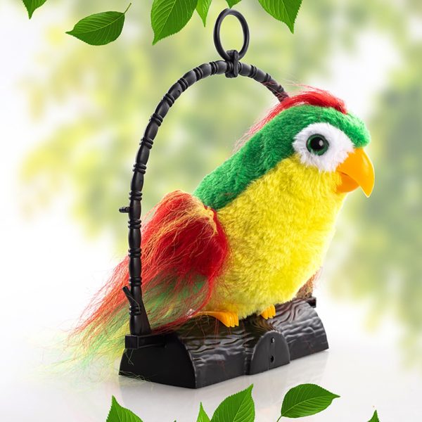 Talk Back Talking Parrot Toy – Repeats Speech, Educational & Fun For Kids